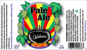 Caldera Pale Ale February 2016