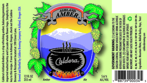 Caldera Ashland Amber Ale
