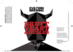 Evil Twin Brewing Brett Yeast & Helles