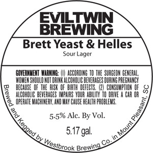 Evil Twin Brewing Brett Yeast & Helles