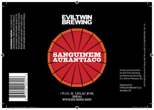 Evil Twin Brewing Sanguinem Aurantiaco March 2016