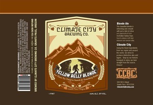 Yellow Belly Blonde Blonde Ale March 2016