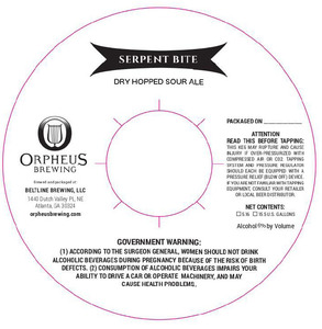 Orpheus Brewing Serpent Bite