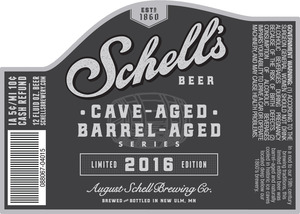 Schell's Caved-aged Barrel-aged Series 2016