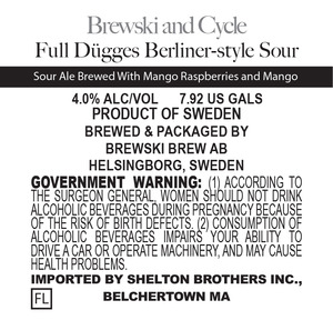 Brewski Brew Full Dugges Berliner Sour