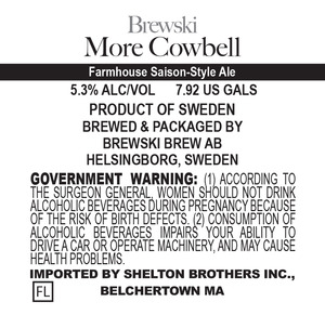 Brewski Brew More Cowbell