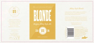 Blackberry Farm Blonde March 2016