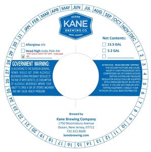 Kane Brewing Company The Cold Light Of Day February 2016