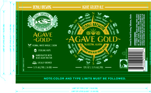 Denali Brewing Agave Gold