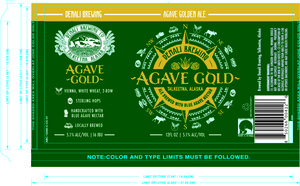 Denali Brewing Agave Gold March 2016