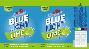 Labatt Blue Light Lime February 2016
