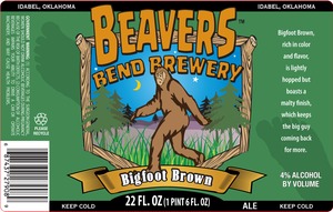 Beavers Bend Brewery Bigfoot Brown