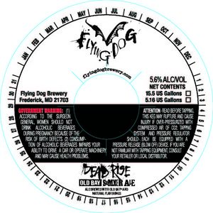 Flying Dog Dead Rise Old Bay Summer Ale February 2016