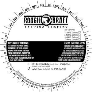 Rough Draft Brewing Company Idaho 7 Eraser February 2016