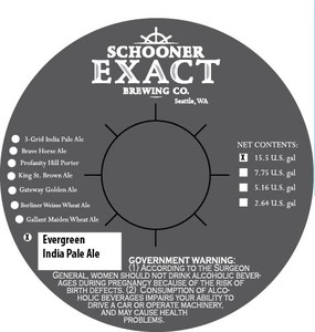 Evergreen India Pale Ale February 2016