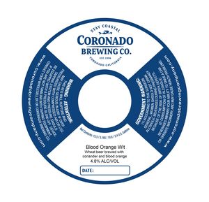 Coronado Brewing Company Blood Orange Wit