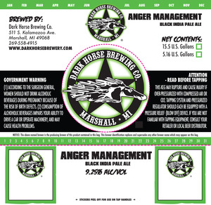 Dark Horse Anger Management Black IPA