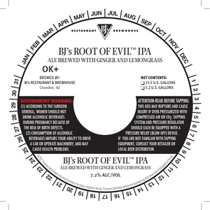 Bj's Root Of Evil Ipa February 2016