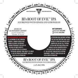 Bj's Root Of Evil IPA