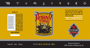 Horny Toad Blonde February 2016