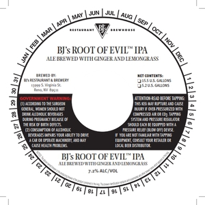 Bj's Root Of Evil IPA February 2016
