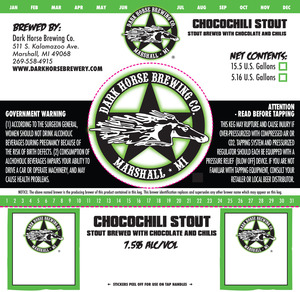 Dark Horse Chocochili Stout