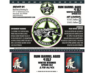 Dark Horse Rum Barrel Aged 4 Elf