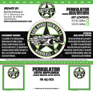 Dark Horse Perkulator Coffee Dopplebock