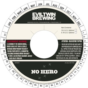 Evil Twin Brewing No Hero February 2016