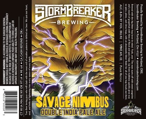 Stormbreaker Brewing Savage Nimbus Double IPA February 2016