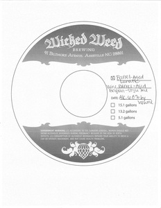Wicked Weed Brewing Barrel-aged Lunatic