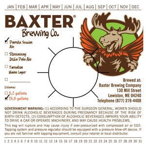 Baxter Brewing Company Pamola