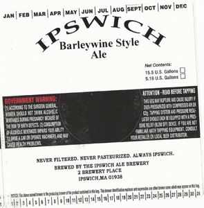 Ipswich Barleywine February 2016