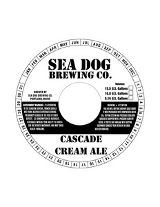 Sea Dog Brewing Company Cascade Cream