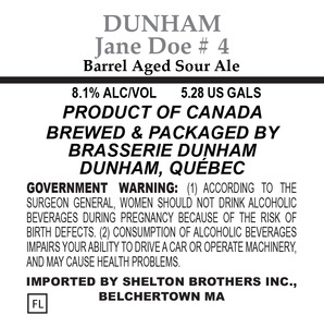 Brasserie Dunham Jane Doe # 4