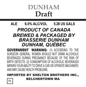 Brasserie Dunham Draft February 2016