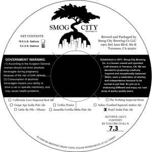 Smog City Hopt India Pale Ale March 2016