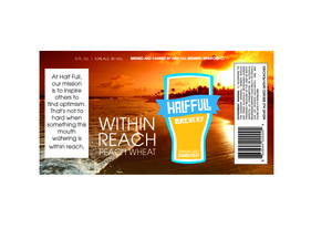 Half Full Within Reach Peach Wheat Ale February 2016