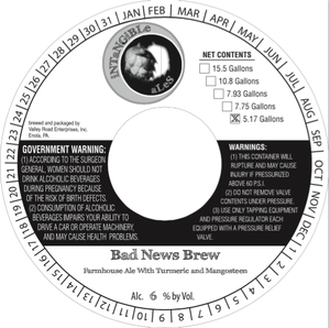Intangible Ales Bad News Brew