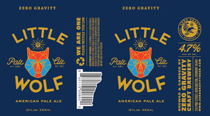 Zero Gravity Little Wolf Pale Ale March 2016
