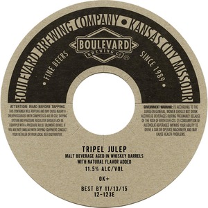 Boulevard Tripel Julep