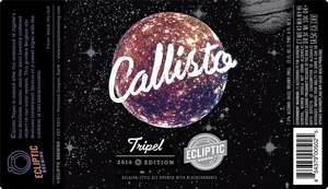 Callisto Tripel March 2016