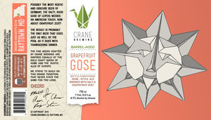 Grapefruit Gose Barrel-aged March 2016