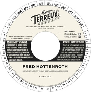 Bruery Terreux Fred Hottenroth