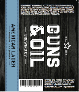 Guns & Oil American Lager