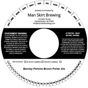 Barclay Perkins Brown Porter Ale March 2016