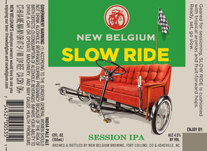 New Belgium Brewing Slow Ride March 2016