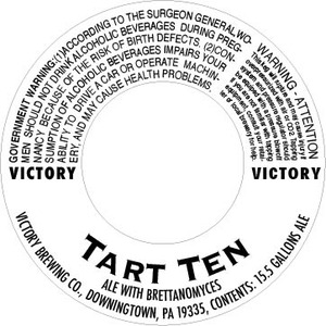 Victory Tart Ten March 2016