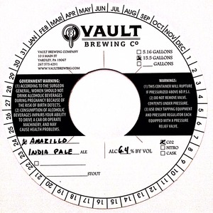 Vault Brewing Company March 2016