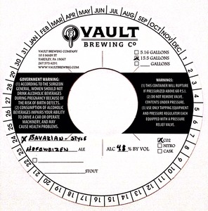 Vault Brewing Company March 2016